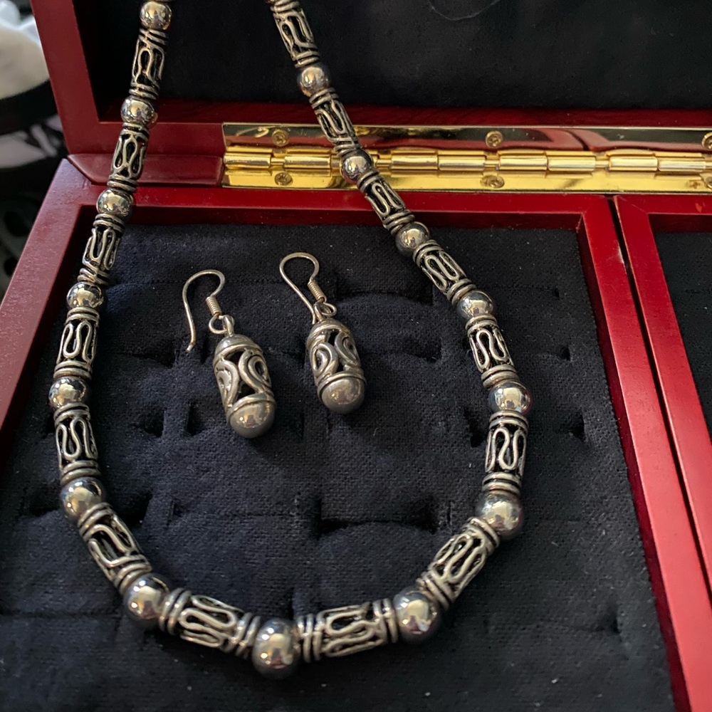 Sterling silver Necklace set